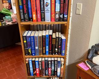 Lots of book, Lee Childs, Baladucci, Zane Grey and more!