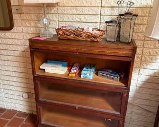 4 Stack oak lawyers bookcase