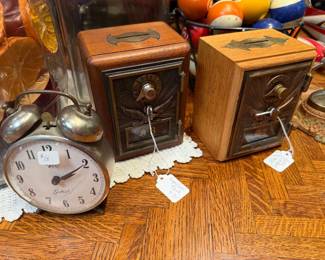 Antique postal banks, Alarm clock