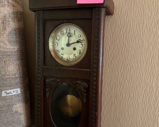 Antique German Wall clock works!
