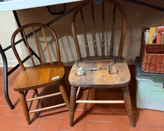 Antique Childrens chairs