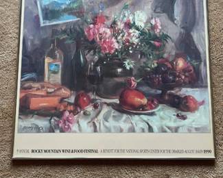 ar 1990 Rocky Mountain Wine Food Festival Art Print