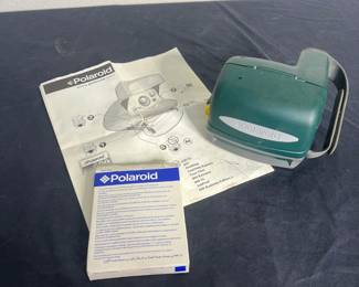c Vintage Polaroid OneStep Express 600 Instant Camera with Original Manual and Film