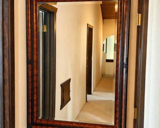 f Ornate Wooden Wall Mirror