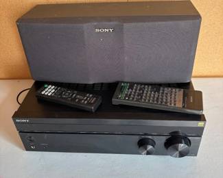 e Sony STRDH590 Multi Channel AV Receiver with Speaker System and Remotes