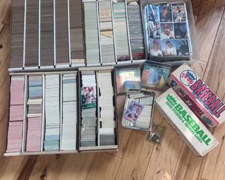 bb Large Vintage Baseball Sports Card Collection Topps, Fleer, Donruss, Score, Stadium Club MultiBox Lot