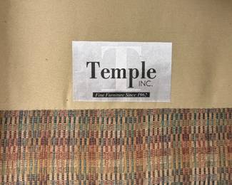 #038 Temple furniture sofa multi color 88" long $100.00