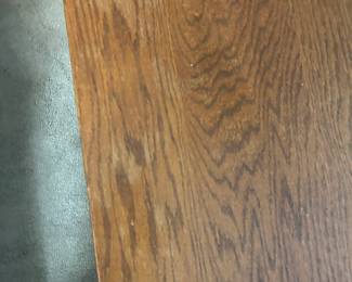 #043 Wood coffee table 50x25x16 as-is finish issues $40.00