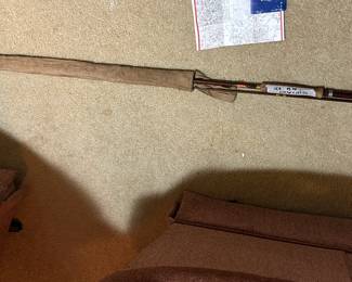#092 Wright & McGill bamboo fly fishing pole $30.00