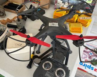 #113 Vivitar Camera Drone with Remote Untested $35.00