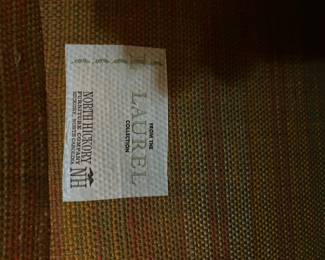 #008 North Hickory Furniture - Laurel Collection Upholstered Chair w/button Back and Loose Cushion $30.00