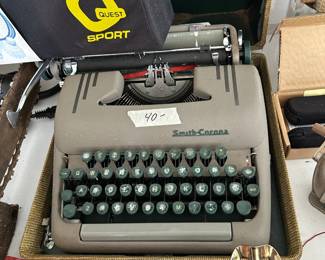 #114 Smith Corona Silent Typewriter in Case $40.00