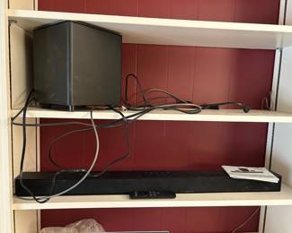 #042 Vizio sound bar with subwoofer with remote $75.00