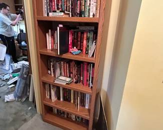 #056 Laminate book shelf 4 shelves 30x13x70 $75.00