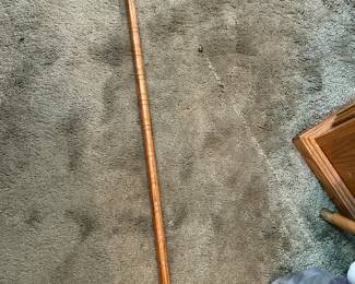 #065 Wood walking cane 36" tall $25.00