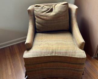 #007 North Hickory Furniture - Laurel Collection Upholstered Chair w/button Back and Loose Cushion $30.00 #008 North Hickory Furniture - Laurel Collection Upholstered Chair w/button Back and Loose Cushion $30.00