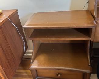 #005 Unique Bedside Table w/1 drawer and open shelf - 22x16x28 $75.00