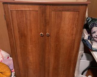 #020 Cabinet with 2 drawers and 3 shelves 32x20x48 $75.00