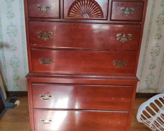 Tallboy Chippendale style dresser