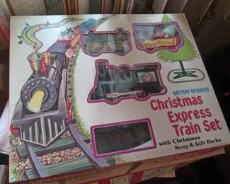Xmas train set