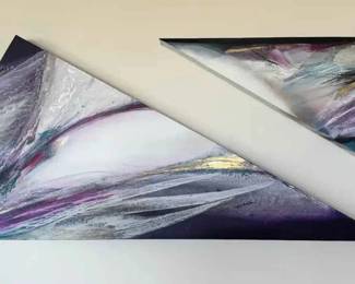 SM298Textured Abstract Painting On Canvas