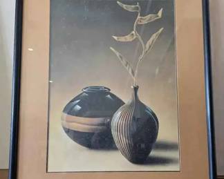 SM330Black Vase print