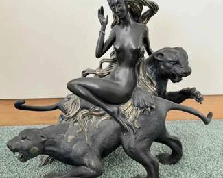 SM263VMountain Ghost By Jiang Tie Feng Bronze Sculpture