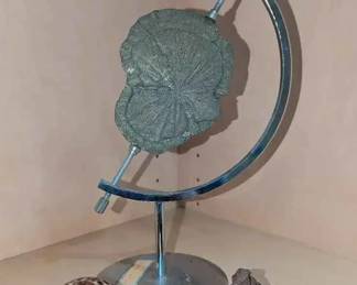 SM186VPyrite Sun, Volcanic Scoria  Tiger Cowrie Shell