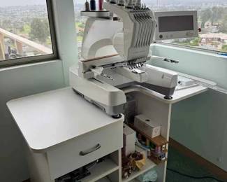 SM234VBaby Lock BMP6 Multi Needle Embroidery Machine with Machine Cabinet