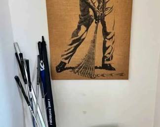 SM291Golf Clubs, Art and More