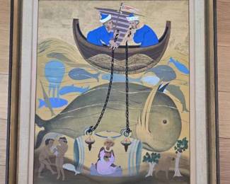 SM310Framed painting