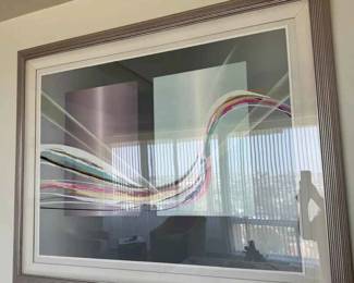 SM268Abstract Art Piece By Elba Alvarez 