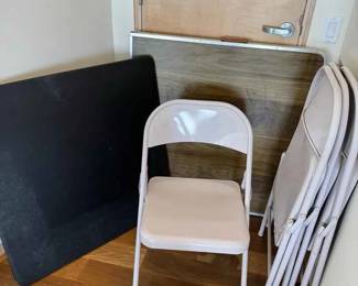 SM301Misc. Foldout Tables And Chairs