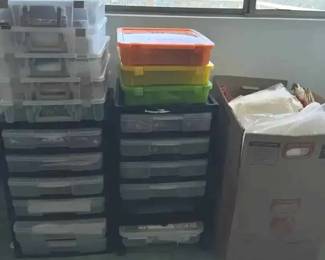 SM226Sewing Material And Storage Mystery Lot