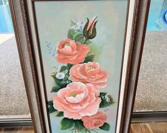 SM313Poppy Love By Bert Oil Painting