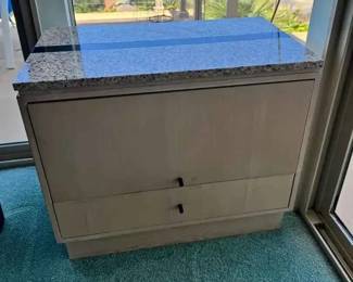 SM152Storage Cabinet With Granite Top