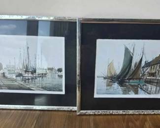 SM309Framed water color