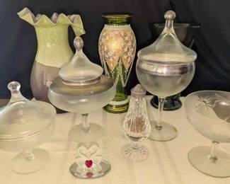 SM199Circus Tent Candy Dishes, Vases  Mote