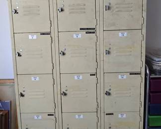 Metal lockers