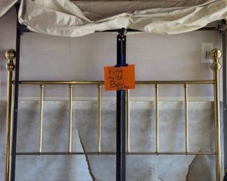 King bed frame & headboard