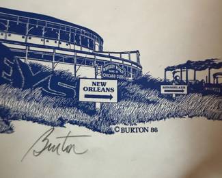 Signed Burton on Pencil