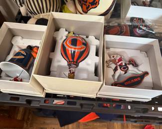 Chicago Bears Ornaments/Box