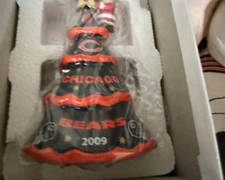 Chicago Bears Christmas Ornament/Box