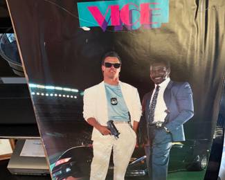 Vintage Chicago Vice TV Poster 1980's