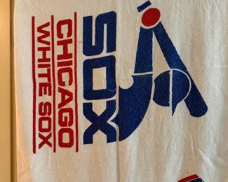 Vintage Chicago White Sox Beach Towel Promotion Clorox