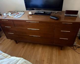Mid Century Kent Coffey "The Tableau" Low Boy, Walnut