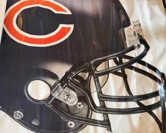 HUGE Chicago Bears Helmet Wall Decal