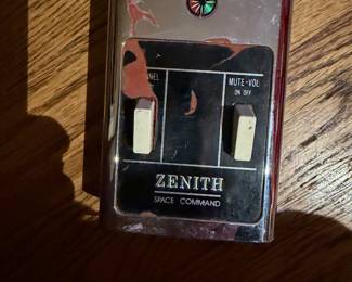 This was a WHAT? Zenith VIntage Space Command Remote. These are HTF. TV is optiona;