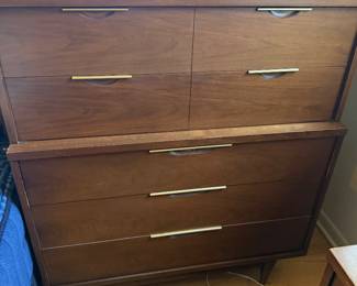 Mid Century Kent Coffey "The Tableau" High Boy, Walnut