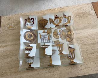 Mid Century Inland Glass Serve Ware